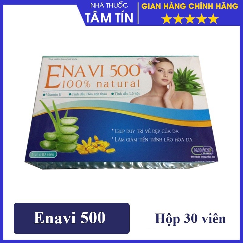 Enavi 500 - vitamin E chống lão hóa duy trì vẻ đẹp của da