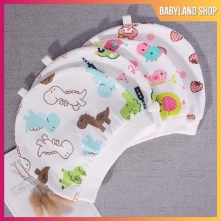 Mũ sơ sinh cho bé cotton mềm mại - Nón cho bé sơ sinh từ 0 đến 4 tháng tuổi