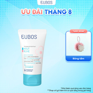 Kem Dưỡng Ẩm Da Mặt EUBOS Ngừa Chàm Sữa, Làm Dịu Phục Hồi Da An Toàn Cho Bé Tuýp 30ml
