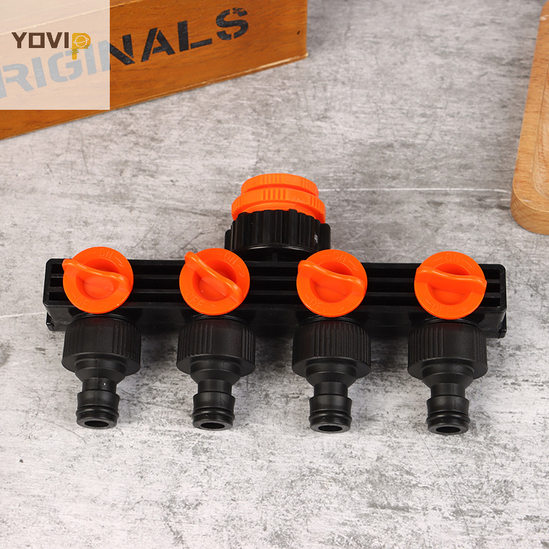 Bộ chia van YOVIP 1 / 2 ” 3 / 4 "1 ” Đầu nối tưới nước Nhà phân phối Bộ chia vòi 1 đến 4 chiều cho ố
