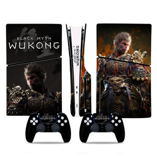  Dành cho miếng dán bảng điều khiển trò chơi PS5 Slim, Phim bảo vệ Black Myth Ngộ Không, ổ đĩa CD, phụ kiện PS5 Slim kỹ thuật số