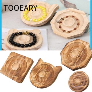 TOOEARY Tay Dây Vòng Tay Màn Hình Đứng, Thiết Kế Bằng Gỗ Thủ Công Lưu Trữ Hạt Gỗ Giá Đỡ Vòng Tay, Giá Đứng Khay Phụ Kiện DIY Trang Sức Làm Người Tổ Chức Nữ Nữ