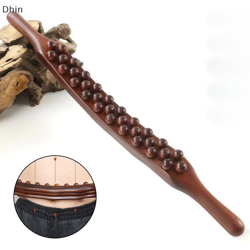 [Dhin] 37 Hạt Massage Lưng Đa Năng Bánh Răng Cạo Điểm Điều Trị Gua Sha Thư Giãn Dụng Cụ Trị Liệu Máy Mát Xa Bụng (Nhựa) COD