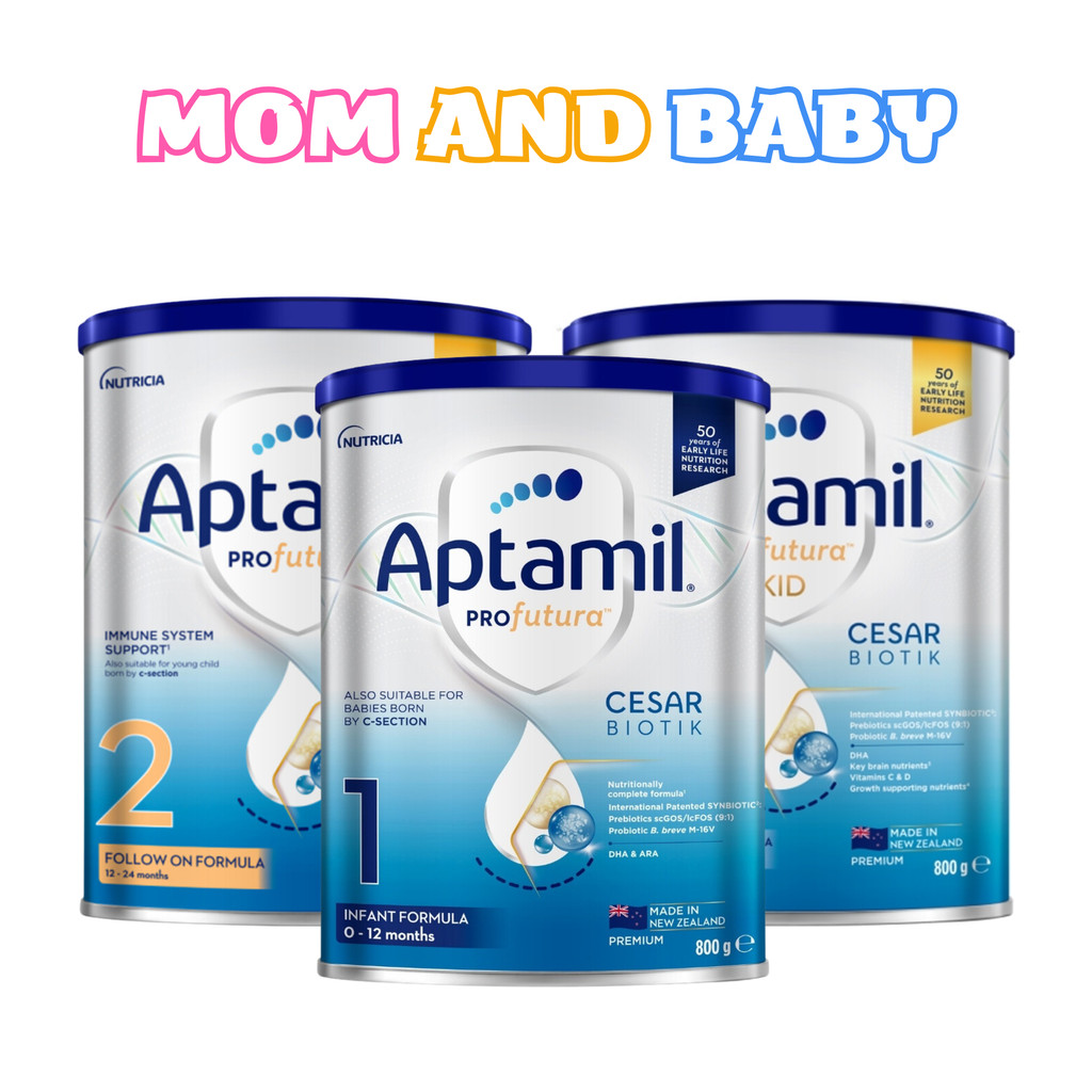 Sữa Aptamil New Zealand Profutura Cesarbiotik Miễn Dịch Cân Bằng Đường Ruột Tăng Đề Kháng Số 1 2 3 8