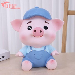 Hộp tiết kiệm lợn, Ngân hàng heo đất động vật hoạt hình dung tích lớn, Thời trang dễ thương chống rơi Phim hoạt hình heo đất trong nhà