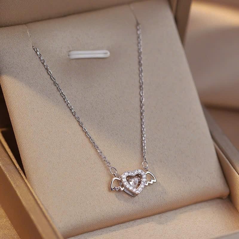 Dây chuyền nữ mặt tái tim NPJ chất liệu bạc s925 không phai màu D01255