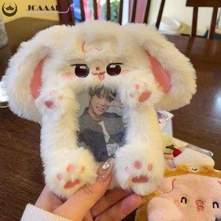 Jcaaap Thỏ Dễ Thương Sang Trọng Thẻ Hiển Thị Bộ Ins Bữa Ăn Thẻ Ảnh Đựng Thẻ Id Bảo Vệ Thẻ Nhỏ Tay Áo Photocard Giá Đỡ Gdo