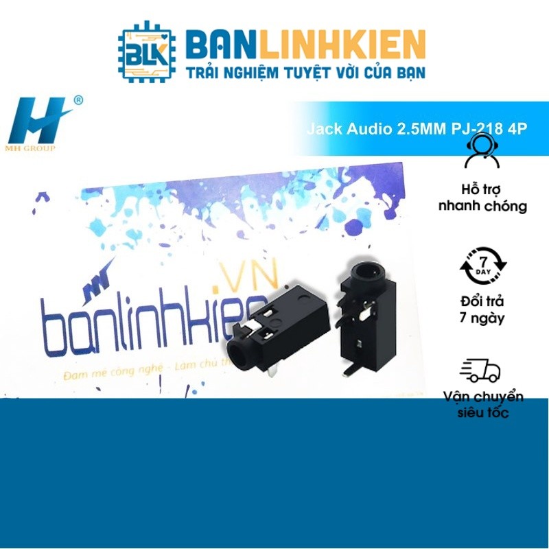 Jack Audio 2.5MM PJ-218A 4P DIP