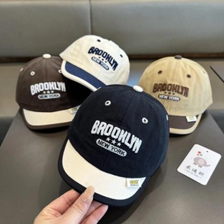 Thêu Chữ Cho Bé Mũ Bóng Chày Dễ Thương Ngắn Vành Cotton Tập Đi Bé Trai Bé Gái Mũ Du Lịch Ngoài Trời Che Nắng Trẻ Em Mũ Chống Nắng