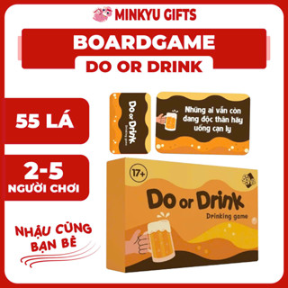  Bộ Bài Do Or Drink Cam Gồm 55 Lá Drinking Game Cho Nhóm Giải Trí Hộp Thiết kế Nhỏ Gọn 