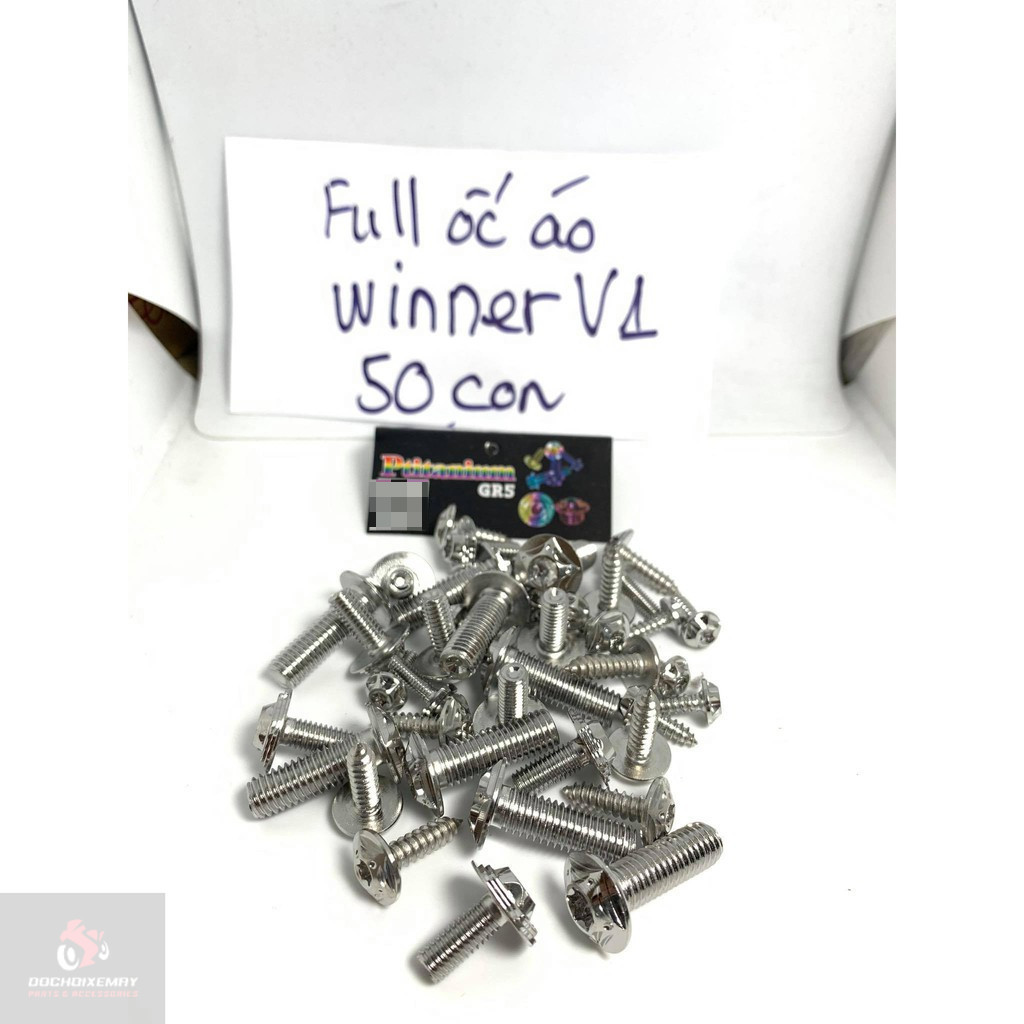 Combo Full Ốc Salaya dàn áo , salaya full xe Exciter Vario AB Winner Wave Sirus Satria . DoChoiXeMay