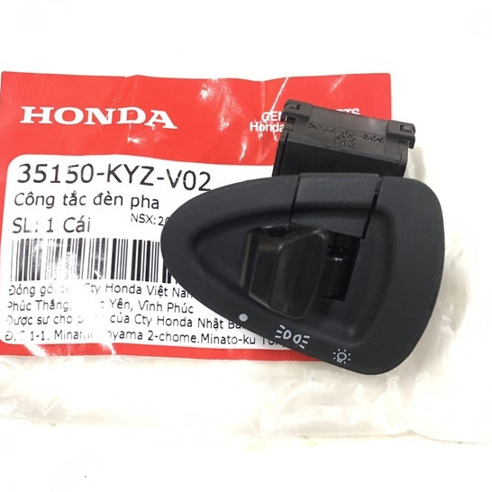 NÚT MỞ ĐÈN AB 2012 - 2015 / PCX 2015 - 2017 / VISION 2012 - 2019 / S 110 / RSX 110 - HÀNG ZIN - 3515