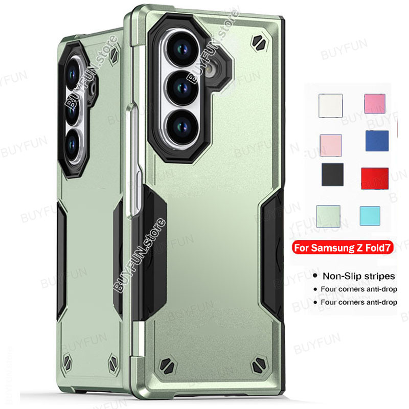 Military Grade Bumpers Armor Phone case For Samsung Galaxy Z Fold 7 5G Zfold7 zfold fold7 Protection