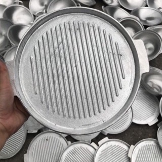 Chảo gang, chảo làm bánh mỳ chảo, chảo nướng thịt giấy bạc size 22cm