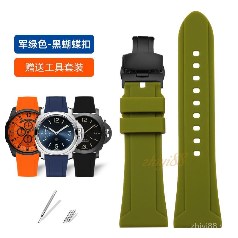 Dây Đồng Hồ Silicon Thay Thế Cho Diesel DZ4318 4476 4496 4427 7395 - Phụ Kiện Dây Cao Su Bền Cho Nam