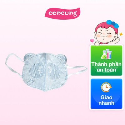 Khẩu trang trẻ em StayDry Size S - Xanh