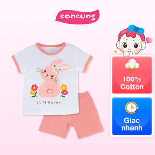 Bộ bé gái lửng Animo Easy LU0325011 (4Y,Trắng-đào,TT02)