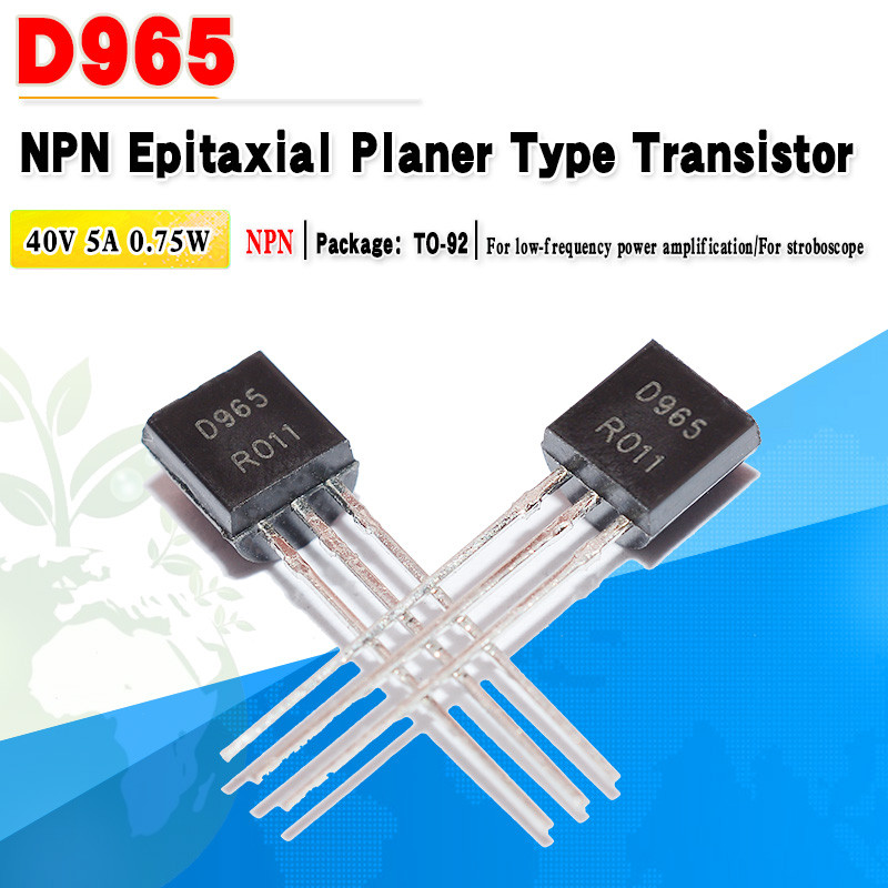 Còn hàng 2SD965 D965 NPN bóng bán dẫn công suất thấp tần số thấp TO-92 40V 5A 0,75W đảm bảo chất lượ