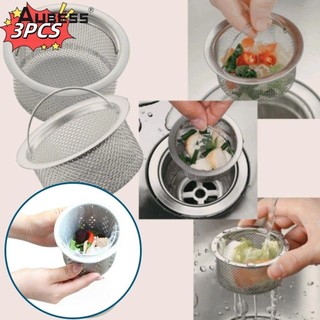 3 CÁI Bộ lọc bồn rửa nhà bếp Lưới thép không gỉ Bộ lọc bồn rửa Bộ lọc lưới cống Bộ lọc bồn rửa Bộ lọc lỗ thoát nước Bộ lọc bẫy 【searson】