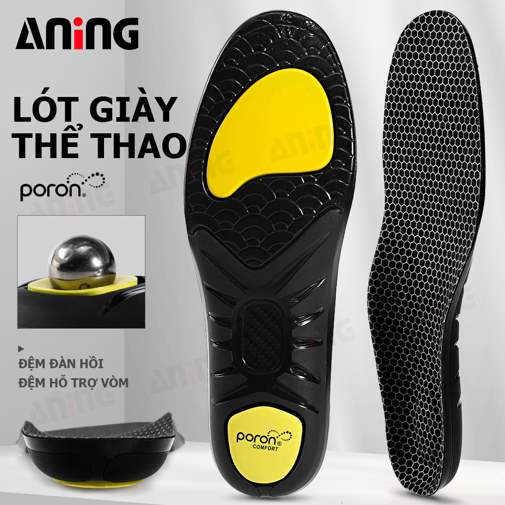 Miếng Lót Giày Thể Thao Carbo Poron Cao Cấp êm Chân Hỗ Trợ Vòm Mềm Mại Êm Chân Chống Sốc Đàn Hồi Cao