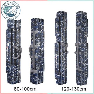  Túi đựng cần câu cá bao đựng cần câu 2 ngăn dài 80-130cm màu dàn di cao cấp PK-9 