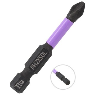 【LAGO】Impact Resistant Cross Screwdriver Bit Durable Magnetic PH2 Batch Head Design