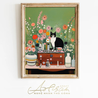  Tranh sơn dầu kỹ thuật số, khổ 40x50cm,Phù thủy xứ Oz