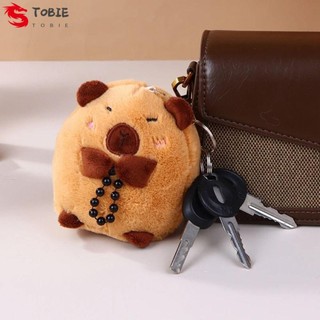 Tobie Capybara Sang Trọng Móc Khóa, Động Vật Capybaras Chuột Lang Hạt Capybara Sang Trọng Móc Khóa, Hoạt Hình Sáng Tạo Nhiều Màu Sắc Capybara Plushie Mặt Dây Chuyền Quà Tặng Sinh Nhật