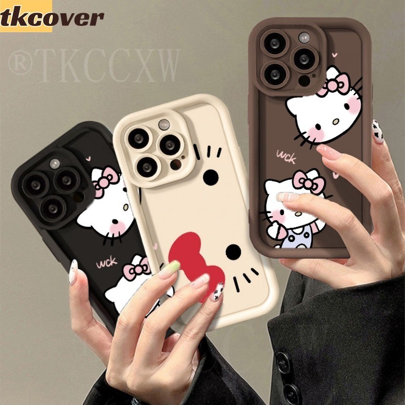 Ốp điện thoại Hello Kitty vui vẻ dễ thương cho Xiaomi Poco F6 M6 F5 M3 Pro F4 F3 GT M5S C40 Vỏ bảo v