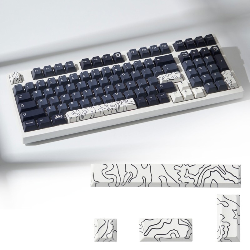 Doublebuy 4 phím Keycaps Entre 6 25u Spacebar Keycap OEM Profile PBT Keycaps thăng hoa