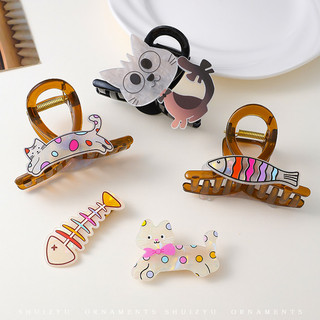 Puppy kẹp tóc dễ thương chó mới mèo kẹp tóc mũ
