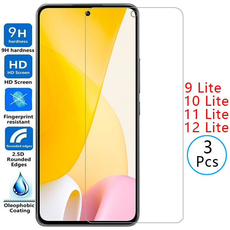Kính cường lực bảo vệ cho xiaomi mi 9 10 11 12 Lite bảo vệ màn hình trên 12 Lite 11lite light 5g phi