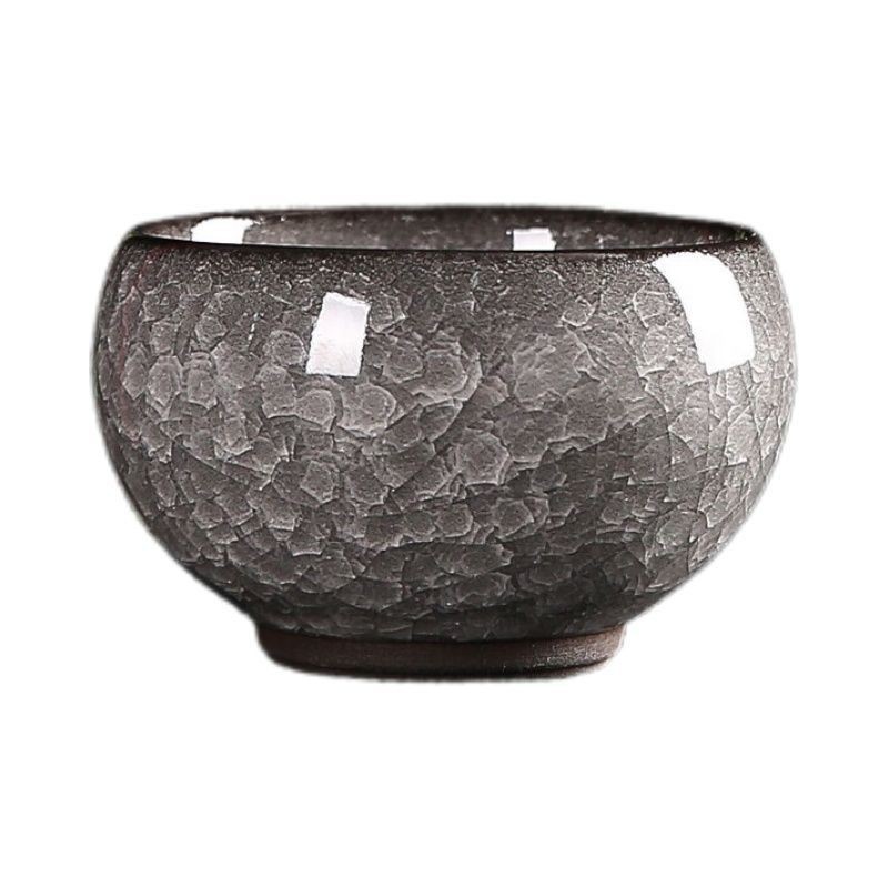 Master Cup, Single Ice Crack Glaze, Master Black Ice Opening, Ice Tan Chảy Tiếp Xúc Với Nước, Cốc Th