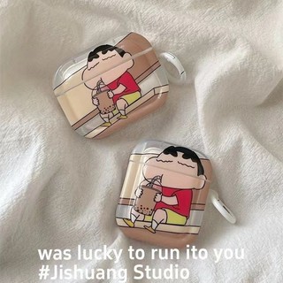 Vỏ bảo vệ airpods dùng cho hoạt hình trà sữa, Vỏ tai nghe pro thế hệ thứ 3 không dây Bluetooth Apple