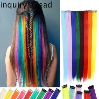 Tóc kẹp tông màu cầu vồng xinh xắn