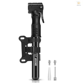 [Ft] Máy bơm lốp xe đạp chân Mini 100PSI Máy bơm lốp xe đạp leo núi di động Máy bơm hơi bóng rổ Máy bơm tay Phụ kiện chu kỳ