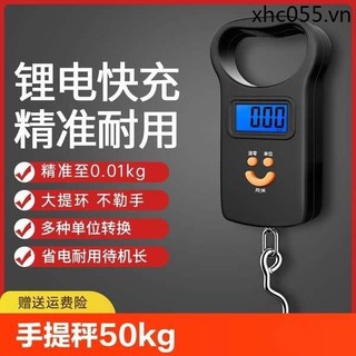 Cân di động Cân điện tử 50kg Cân điện tử Hộ gia đình Cân chính xác 50kg Cân tốc độ Mini Cân thương mại Di động