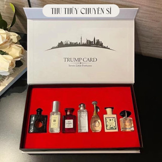 Set 7 lọ nước hoa mini TRUMP.CARD 7 mùi siêu sang sịn mịn XIAOMIMI Fullbox + túi