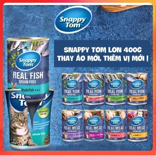   Hỏa Tốc  Pate snappy tom 400g cho chó mèo đủ vị - Milky Petshop 