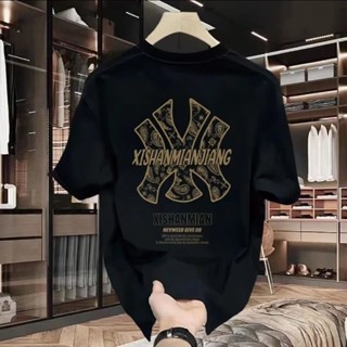 Thời trang mùa hè in họa Áo thun nam oversize 100% cotton boy phố vải cotton cao cấp unisex