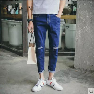 BINGYIN quần ống rộng quần jean nam 2024 NEW STYLE MNK2490J2Y 37Z240908