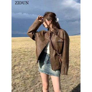 ZIDUN áo khoác nữ áo khoác jean Độc đáo Fashion trendy Sôi động WJK23B0PWU 38Z240919