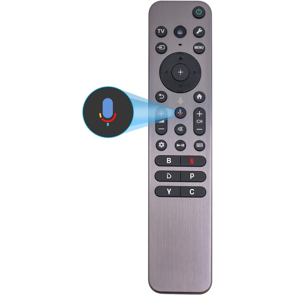 Thay thế từ xa bằng giọng nói có đèn nền RMF-TX910U cho TV thông minh Sony, áp dụng cho TV Sony BRAV