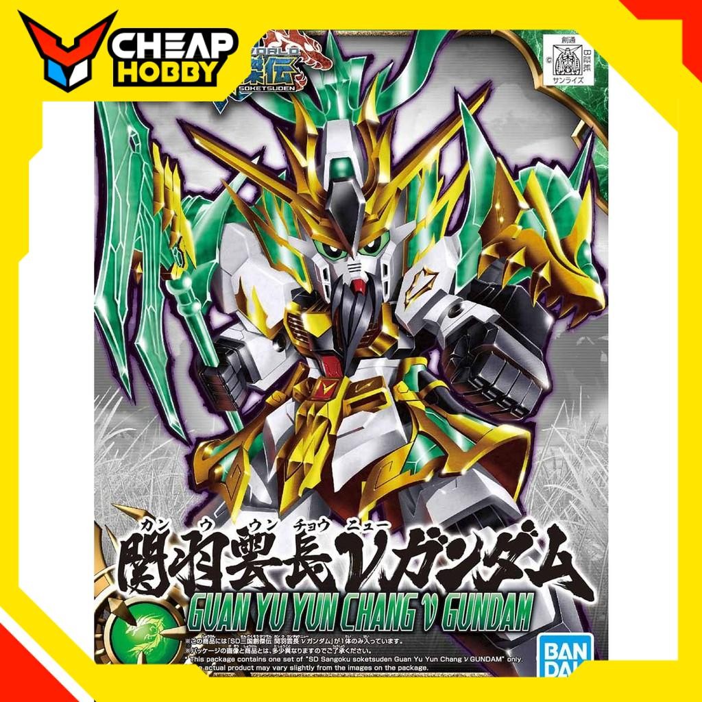 Mô Hình Lắp Ráp Gundam Bandai SD 002 Guan Yu Yun Chang V Gundam Sangoku Soketsuden của Bandai Nhật