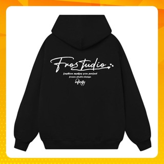 Áo Hoodie Form Rộng Frozen Infinity Nỉ Bông Unisex Local Brand