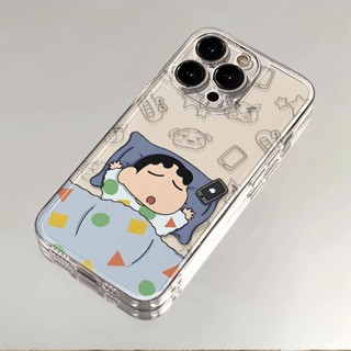 Vỏ Trong Suốt Cho Xiaomi Redmi 12 13C 13 14C 12C Note 14 13 12 11 Pro Plus Turbo 3 12S 11 10 9S Pro Phim Hoạt Hình Dễ Thương Crayon Shin-chan Cặp Đôi Ngộ nghĩnh Vỏ Mềm TPU Chống Sốc