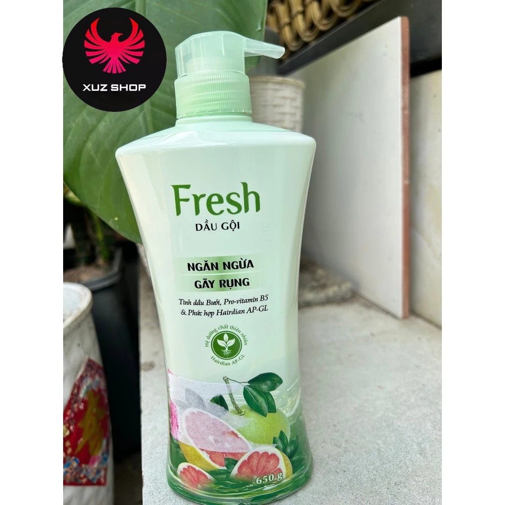 (650g) Combo 10 chai 🍊 Dầu Gội Fresh Bưởi & B5 – Giảm Gãy Rụng Tóc, Kích Thích Mọc Tóc