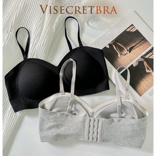 250656 - Áo Ngực Nữ Dây Có Thể Tháo Rời Chống Trượt Gom Ngực Dáng Quây Đầy Đặn Họa Tiết Trơn