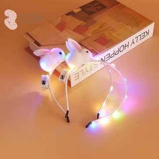[JCBV] Cài Tóc Hình Thỏ Có Đèn led Phát Sáng Độc Đáo