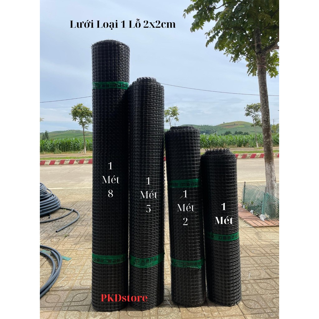  Loại 1 lưới Nhựa Dẻo Nguyên Sinh Cao 1m,1m2,1m5,1m8 Dài 25m ô 2x2cm làm chuồng chim,gà,vịt,rào vườn 